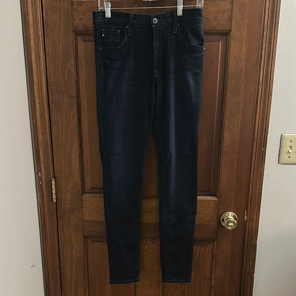 Ag Adriano Goldschmied Black Skinny Jeans Modern Fit